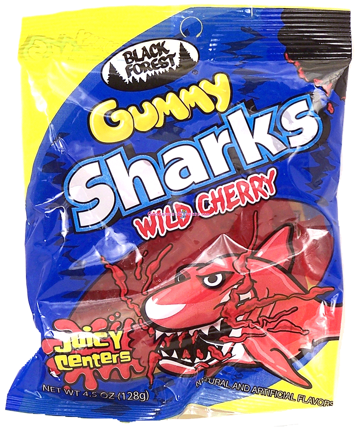 Black Forest&nbsp;&nbsp;gummy sharks wild cherry candy, juicy centers Full-Size Picture